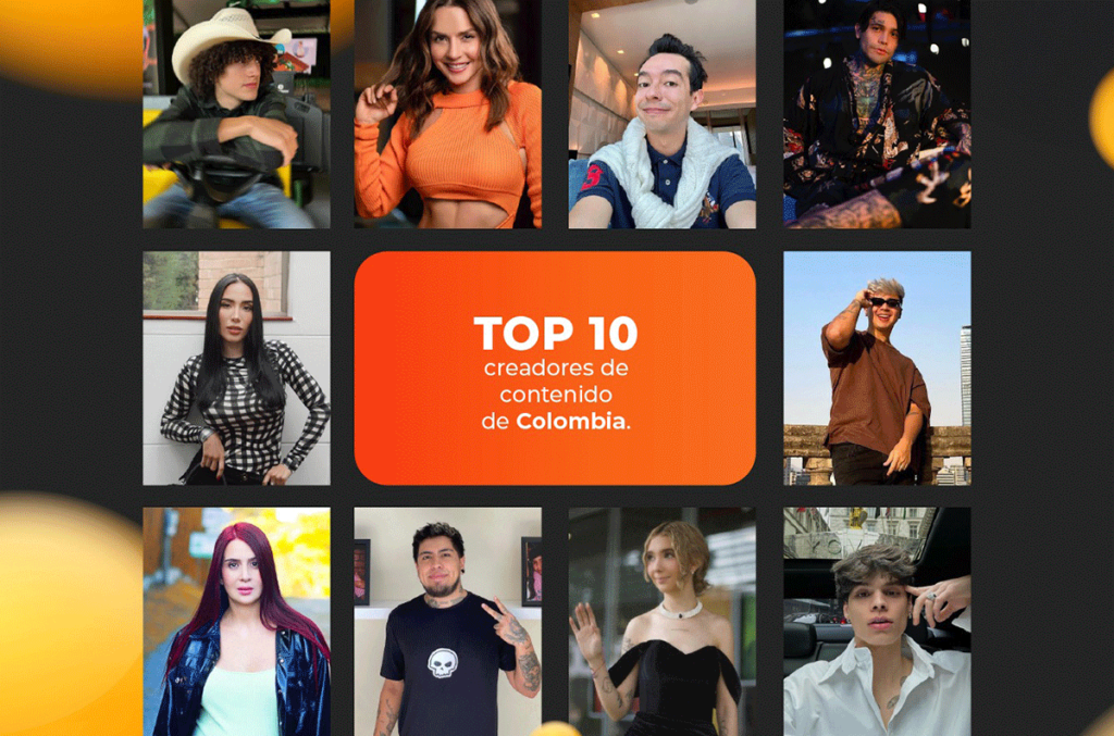 Top 10 de creadores de contenido en Colombia: un vistazo a las estrellas de las redes sociales